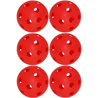 UNIHOC MATCH BALL RED XQMAX 6 PCS