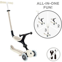 Scooter with ride-on seat GO•UP ACTIVE LIGHTS ECOLOGIC (745-566)