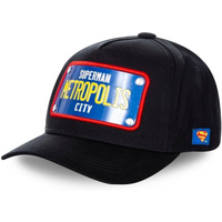 Capslab Superman Metropolis City DC Black Baseball Cap - FG/DC2/1/CAS/SUP1
