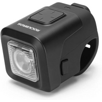 Rockbros bicycle bell with light 2 in 1 black
