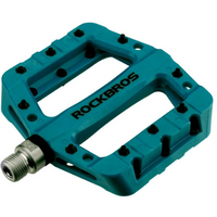 Rockbros turquoise platform bike pedals
