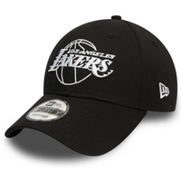 New Era 9FORTY NBA LA Los Angeles Lakers Outline Black Cap - 12292584