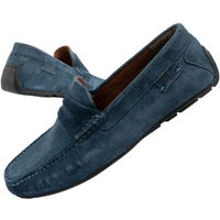 Wrangler men's shoes Maifield Suede moccasins, navy blue