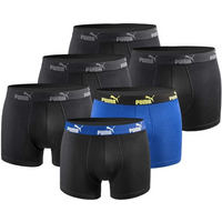 Puma men's boxer briefs 6-Pack black blue comfortable cotton