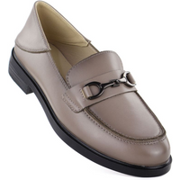Women's leather moccasins beige Vinceza 18117