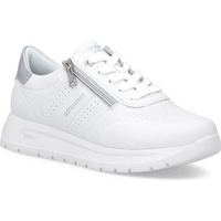 Women's leather sports shoes white Remonte Rieker D2V03-80