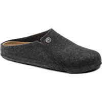 Birkenstock Zermatt Cozy Home Anthracite Wool Felt Slippers Regular Wide (1014938)