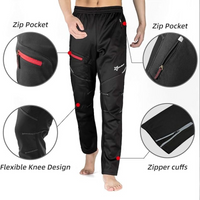 Rockbros Men's Long Cycling Pants Black M