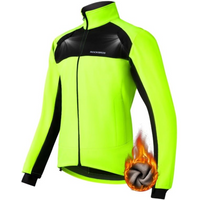 Rockbros men's jacket YPW055 black-fluorescent 2XL