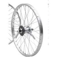 20'' rear torpedo wheel, standard silver rim
