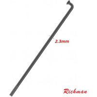 RICHMAN spoke S13 stainless steel black 252 mm pack of 36s