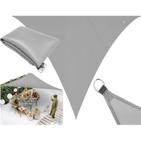 GARDEN SUN SAIL TRIANGLE 2X2X3M GRAY