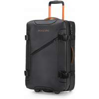 Puccini Colorado Medium Soft Travel Suitcase Black - EM50249B-1