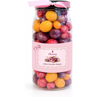 White Chocolate Coated Cherry, Palm Oil Free, 580g
