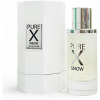 Pure X Snow Eau De Parfum Spray 100ml - Unisex Perfume with Grapefruit Notes