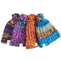 Handmade Chunky Woolly Bobble Hats.