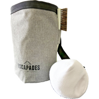 Escapades Chalk Bag, Chalk ball and Brush set - Boulder and Climbing starter kit