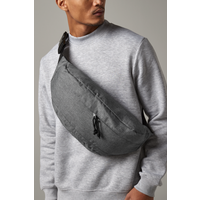 BagBase Oversized Crossbody Bag | 6 Litre Capacity | Padded Back | Grey or Black | One Size