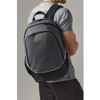 Quadra Pro Team Backpack | 17 Litre Rucksack | Wet Pocket | Padded Straps | Grey or Red | One Size