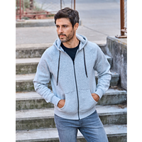 Tee Jays Men's Fashion Full Zip Hoodie | Zip-Up Hooded Top | 6 Colours | S-3XL