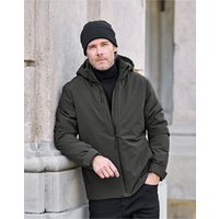 Tee Jays All Weather Men's Hooded Winter Jacket | Waterproof | Breathable | Black or Grey | S-3XL