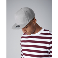 Beechfield Original Flat Peak Snapback Cap | Unisex | 5 Panel | 9 Colours | One Size