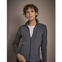 Tee Jays Ladies Active Fleece | Lightweight | Zip-Up Fleece | Black or Grey | S-3XL