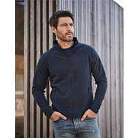 Tee Jays Men's Active Fleece | Lightweight | Zip-Up Fleece | Black or Grey | S-3XL