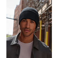 Beechfield Recycled Original Patch Beanie | Unisex | Double Knit | 3 Colours | One Size