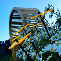 Garden Décor Ornaments Set of 5 'Gatekeeper Butterflies'