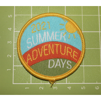 2021 Summer Adventure Days Fabric Badge