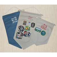 Badge Display Banner Pennant