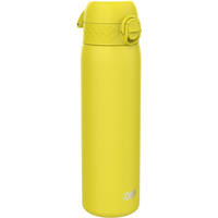 Leak Proof Slim Water Bottle, Stainless Steel, Yellow, 600ml (20oz)