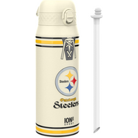 NFL x ION8 Insulated Steel Water Bottle, NFL Steelers, 750ml (24oz)