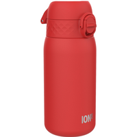 Leak Proof Water Bottle, Stainless Steel, Red, 400ml (13oz)