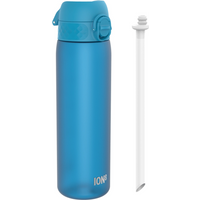 Leak Proof Medium Water Bottle with Straw, Recyclon, Blue, 500ml (18oz)