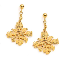 Centre of a Sixpence - Cut Out Coin Earrings
