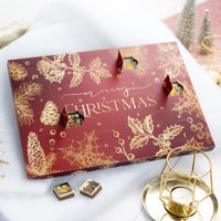 Adventskalender mit personalisierter Schokolade selbst gestalten | Goldene Weihnachten Design | 24 Türchen | Ideales Vorweihnachtszeitgeschenk Adventskalender mit personalisierter Schokolade selbst gestalten | Goldene Weihnachten Design | 24 Türchen | Ideales Vorweihnachtszeitgeschenk
