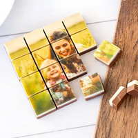 Schokoladenpuzzle mit Foto (16 Schoko-Stücke) zum Muttertag Schokoladenpuzzle mit Foto (16 Schoko-Stücke) zum Muttertag