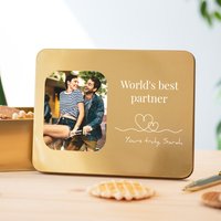 Keksdose rechteckig gold Keksdose rechteckig gold