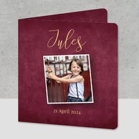 Falt-Grusskarte Quadratisch mit abgerundeten Ecken zum Geburtstag Falt-Grusskarte Quadratisch mit abgerundeten Ecken zum Geburtstag