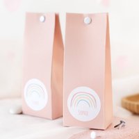 Rosa rechteckige Geschenktüte - 12 Stk. Rosa rechteckige Geschenktüte - 12 Stk.