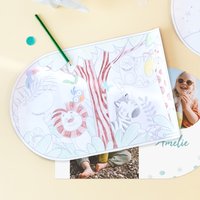 Abgerundete Papier-Tischsets Dschungelsafari - 24 Stk. zum Geburtstag Abgerundete Papier-Tischsets Dschungelsafari - 24 Stk. zum Geburtstag