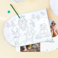 Abgerundete Papier-Tischsets Weihnachten - 24 Stk. zum Geburtstag Abgerundete Papier-Tischsets Weihnachten - 24 Stk. zum Geburtstag