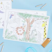 Tischset Dschungelsafari - 24 Stk. zum Geburtstag Tischset Dschungelsafari - 24 Stk. zum Geburtstag