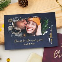 Karten mit Folienprägung - Querformat zu Weihnachten Karten mit Folienprägung - Querformat zu Weihnachten