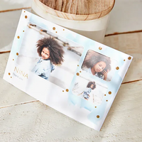 Grusskarte mit Spotlackierung Querformat Grusskarte mit Spotlackierung Querformat