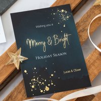 Karten mit Folienprägung - Hochformat zu Weihnachten Karten mit Folienprägung - Hochformat zu Weihnachten