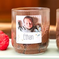 Windlichter transparent mit Aufkleber Quadratisch- 6 Stk. Windlichter transparent mit Aufkleber Quadratisch- 6 Stk.