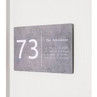 Personalisiertes Türschild Personalisiertes Türschild